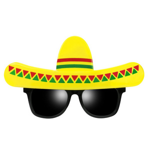 Trendy Cinco De Mayo Party Eyeglasses Mexican Sombrero Sunglasses For Mexican Fiesta Carnival Party Supplies