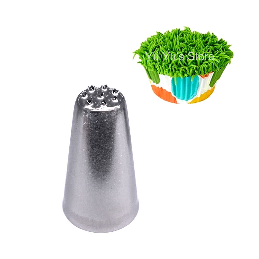 hot sale 304 Stainless Steel 3 Pcs/set Grass Tips Icing Piping Nozzles Fondant Cake Decorating Pastry Set