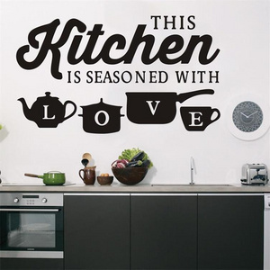 English Kitchen carved kitchen wall stickers wholesale trade removable waterproof home decor