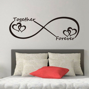 Valentine's Day Love Wall Sticker Together forever carved wall stickers wholesale trade removable waterproof home decor