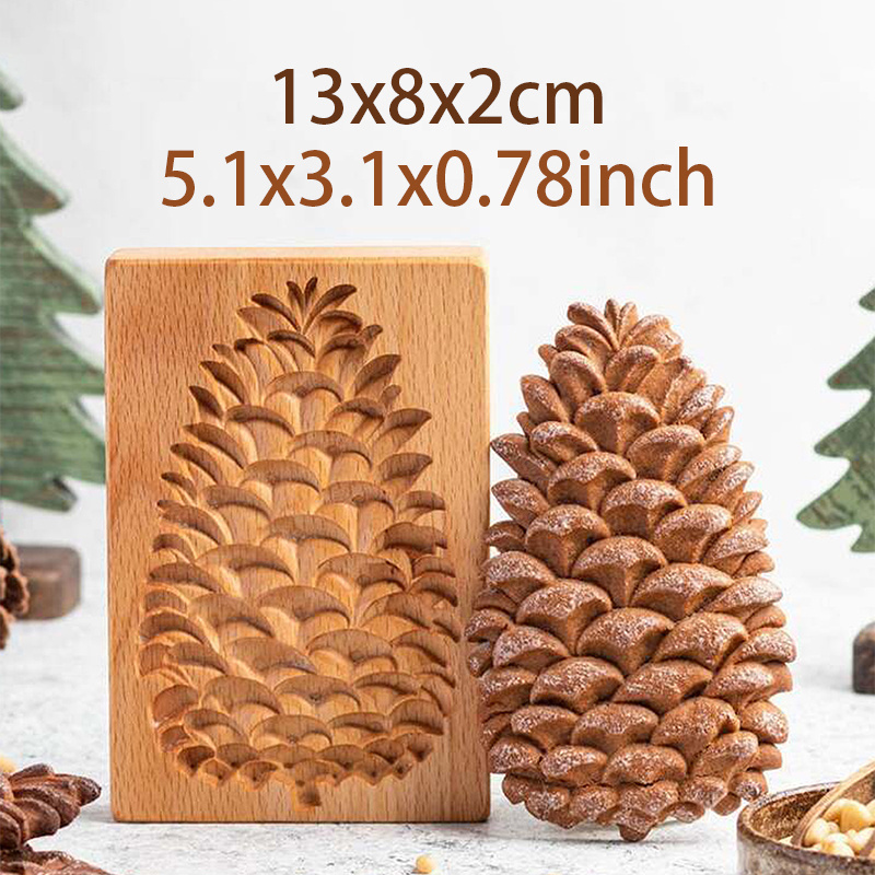 Wooden Provance Cookie Cutter Mold Press 3D Cake Embossing Baking Mold Tools Rose Flower Gingerbread Biscuit Cookie Stamp Bakery