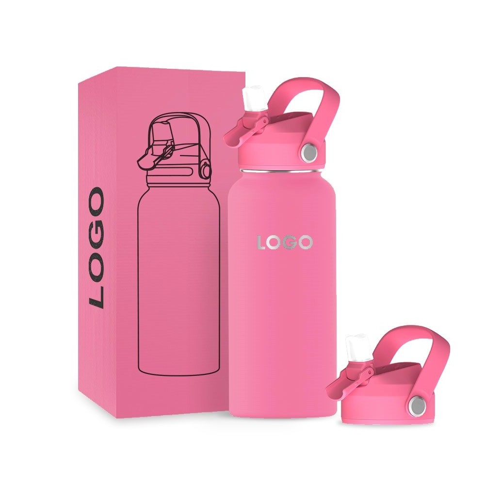 New Patent 1 Litre 1.2 Litre Stainless Steel Water Bottle Vacuum Flask  Bottle with Straw Lid Insulated Outdoor Bottle