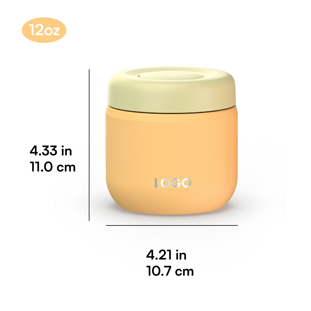 Insulated Lunch Container Hot Food Jar 16 oz Stainless Steel Vacuum Lunch Box for Kids Adult Leak Proof