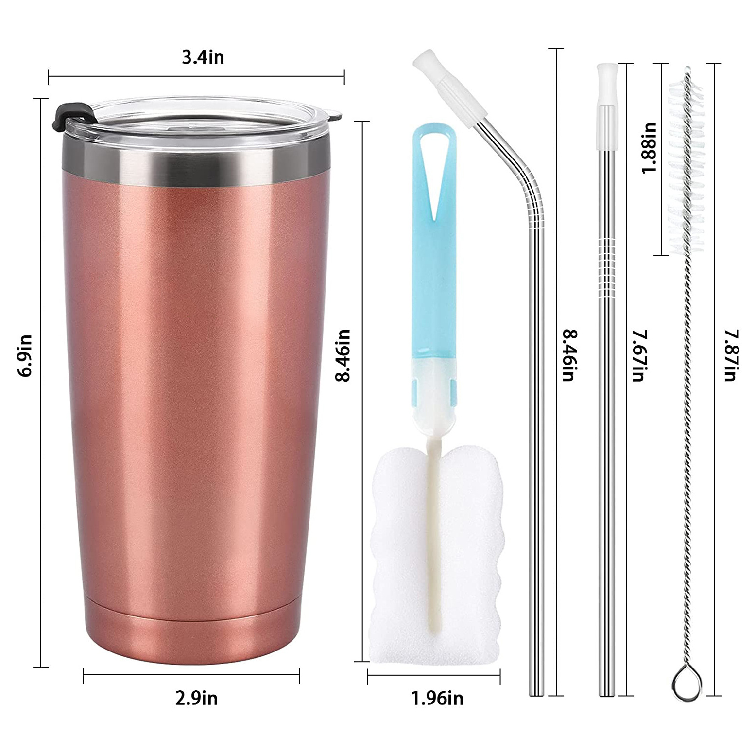 Tumbler Stainless Steel Double Insulated Tumbler 10oz 12oz 14oz 16oz 20oz 30oz Coffee Tumbler Mug