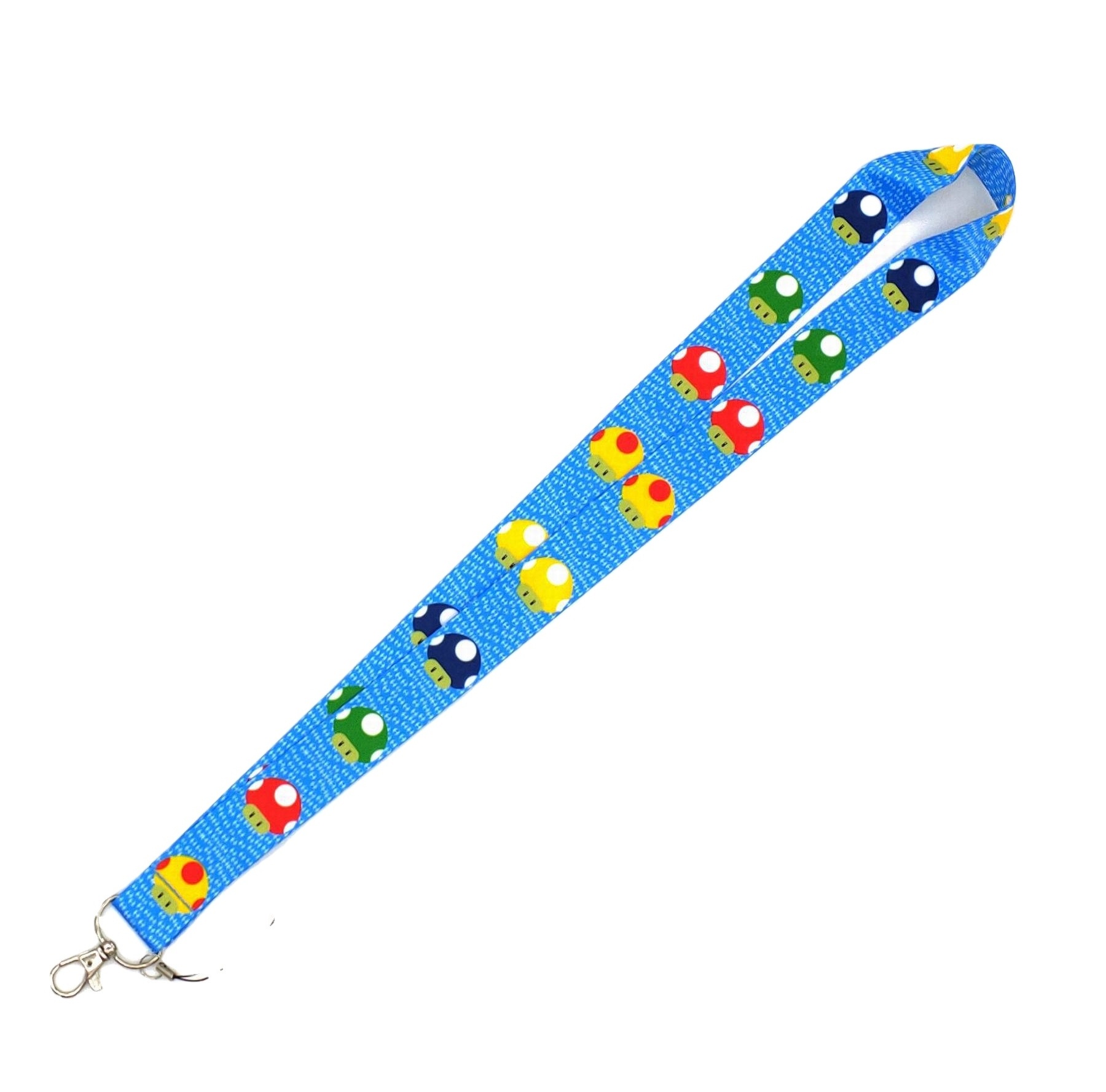 Hot sale Super Mario Bros Neck Strap Lanyard For Keys hanging Key Chains Lanyard