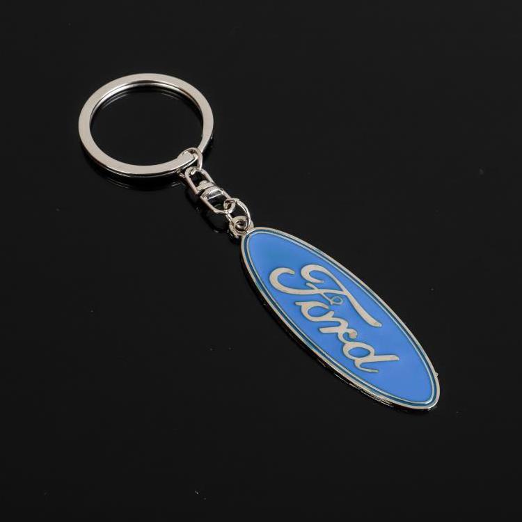 Suitable for Opel Mitsubishi Renault Volvo AD/BSJ various car logo keychain long chain car logo keychain