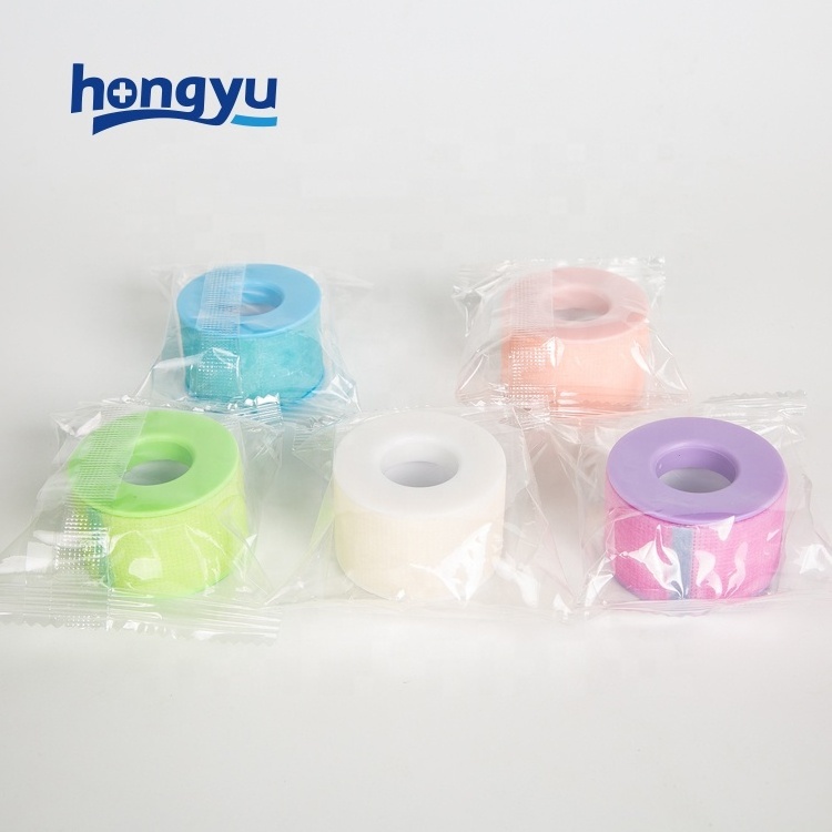 eyelash extension tape silicone paper tape micropore medical tape for makeup makeup tools