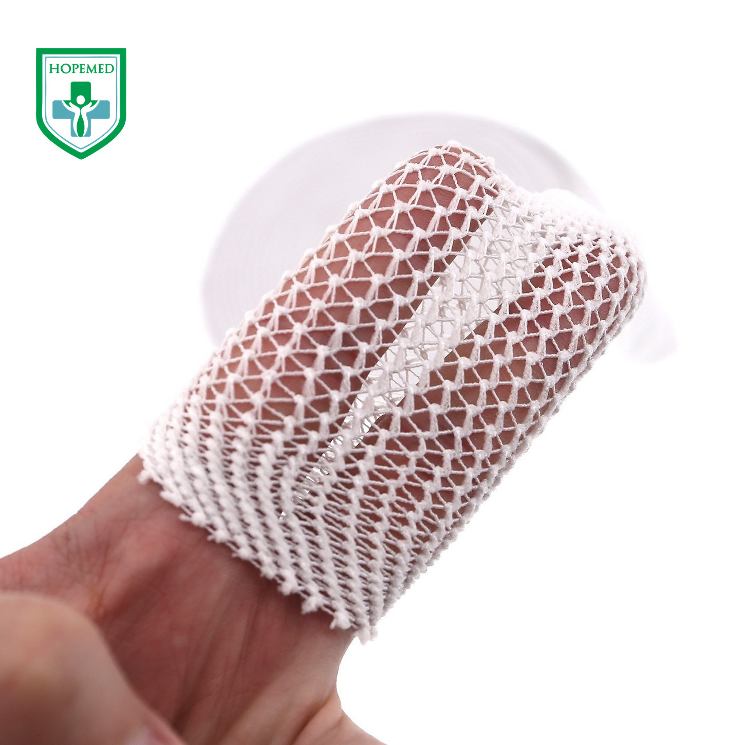 Hot sell disposable Medical Elastic First-aid Bandage Elastic Tubular Net Bandages gauze stretch support bandage