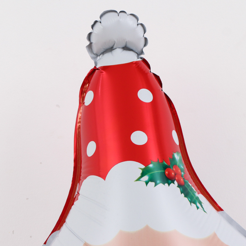 2024 new arrival Walking Santa Claus Balloons Inflatable  foil balloon For Merry Christmas Indoor decoration balloon