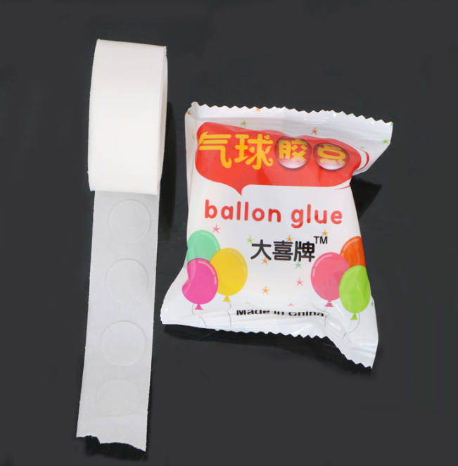 Wholesale balloon glue double-sided adhesive for balloon layout