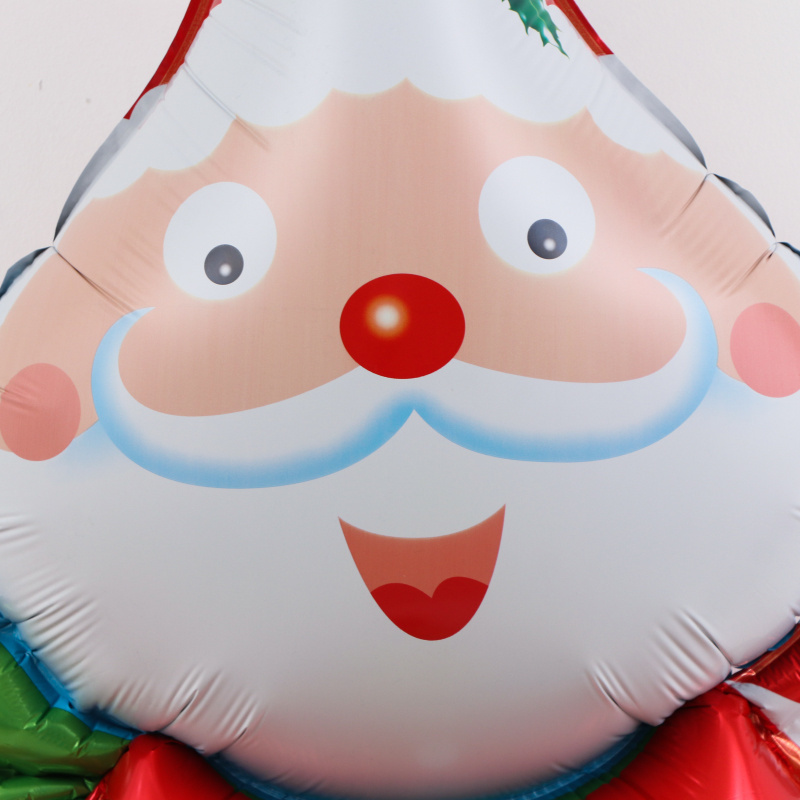 2024 new arrival Walking Santa Claus Balloons Inflatable  foil balloon For Merry Christmas Indoor decoration balloon