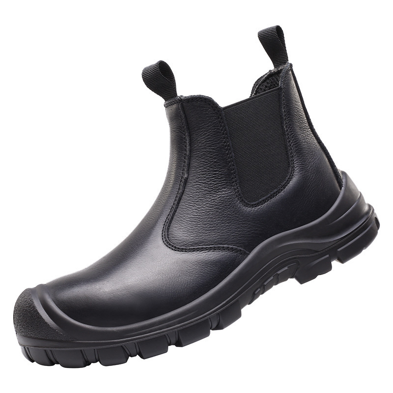 New Fashion High Top Safety Boots Light and Breathable Work Shoes Impact Proof and Puncture Proof Safety Boots