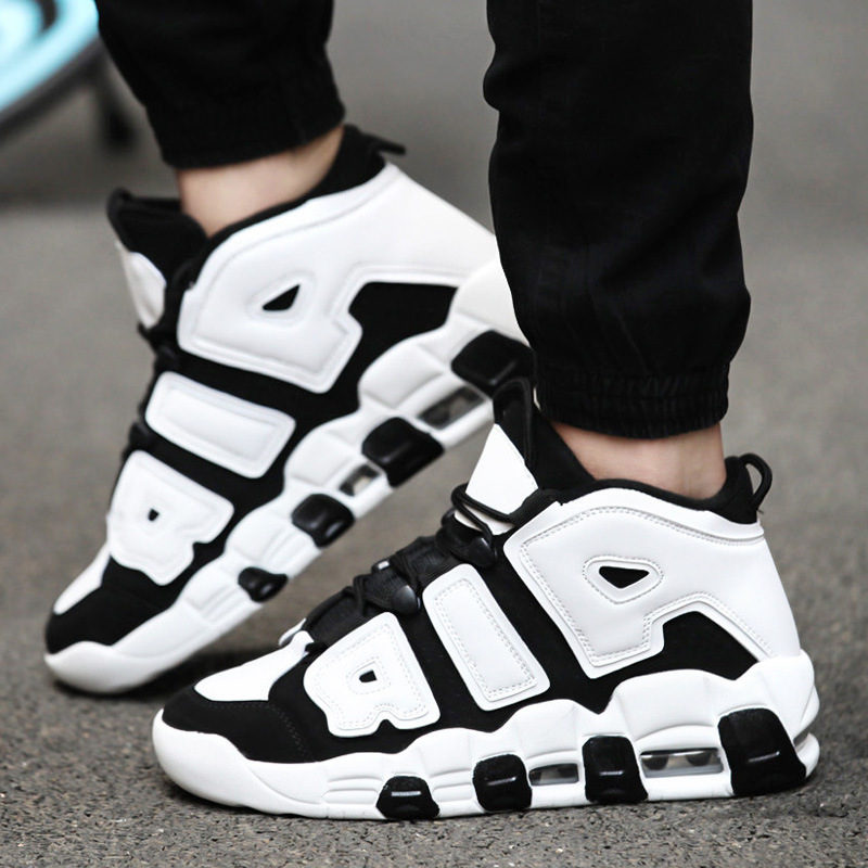 Size 36-45 Uptempo Mens Basketball Shoes Women 96 QS Maroon Scottie Pippen Air Sports Sneakers for Couple