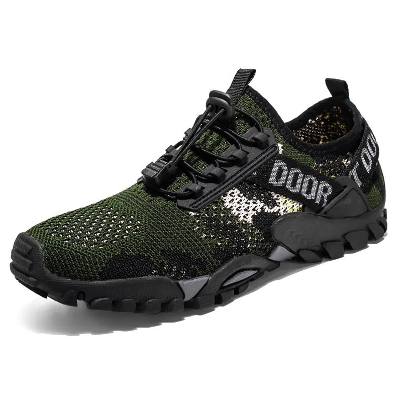 New Wading Shoes Men Outdoor Hiking Shoes Comfortable Mesh Breathable Rock Climbing Casual Sports Shoes