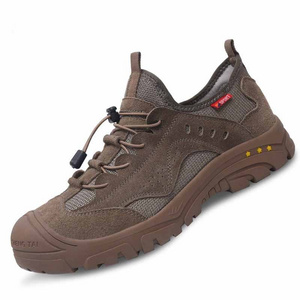 The new hiking safety shoes insulated 6KV plastic toe caps welder fire star work shoes wear-resistant and breathable safety shoe