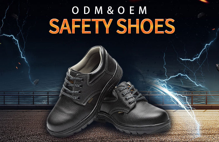 Non Slip Sport Anti-Smashing Anti-Piercing Labor Customized Steel Toe Safety Shoes Work Boots