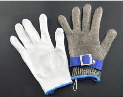 Grade 5 Steel Wire Ring Iron Slaughter Sewing Inspection Factory Repair Examination Safety Stainless Steel Glove