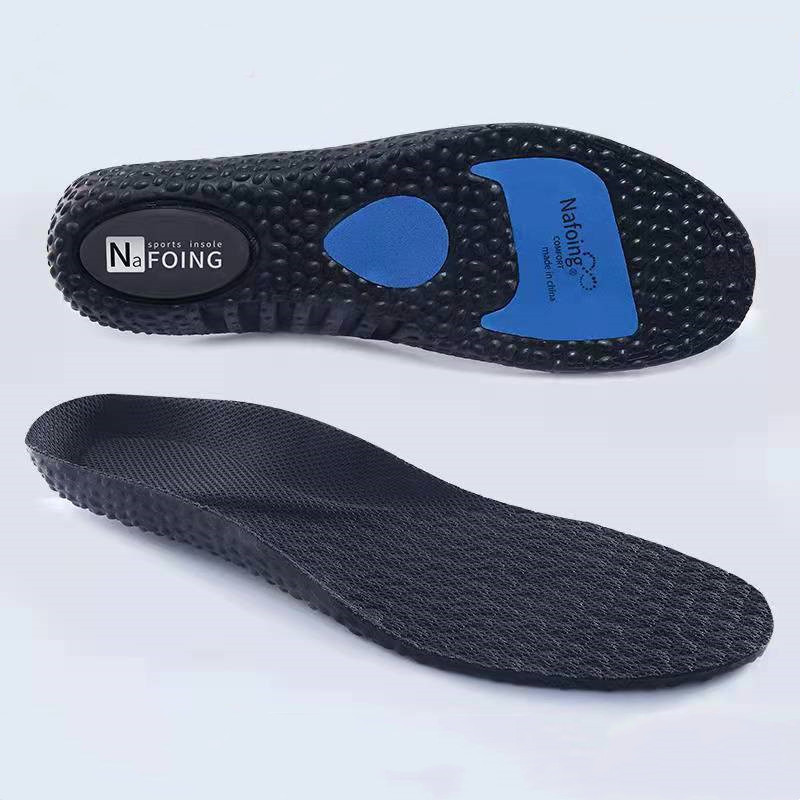 Sports insoles Air cushion Shock absorbent men and women breathable sweat absorbing anti odor sports super soft sole insoles