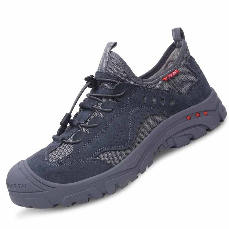 The new hiking safety shoes insulated 6KV plastic toe caps welder fire star work shoes wear-resistant and breathable safety shoe