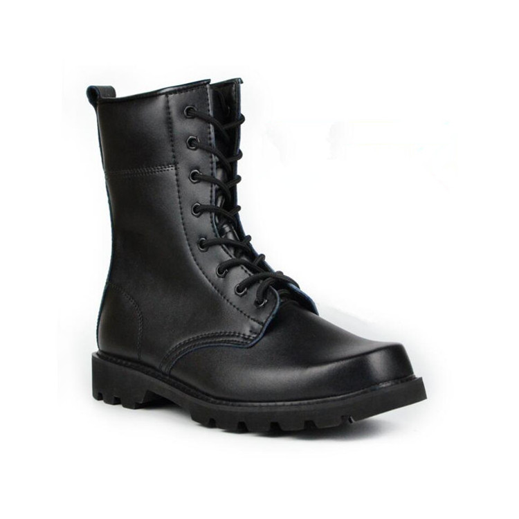 Black Anti-smash and Release Puncture Safety Shoes Waterproof Non-slip Rubber High Heel Men Safety Boots