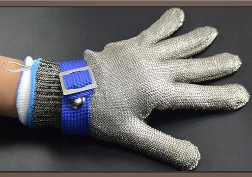 Grade 5 Steel Wire Ring Iron Slaughter Sewing Inspection Factory Repair Examination Safety Stainless Steel Glove