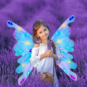 Hot Selling Led Butterfly Wing Children Electric Moving Butterfly Fairy Wings For Kids