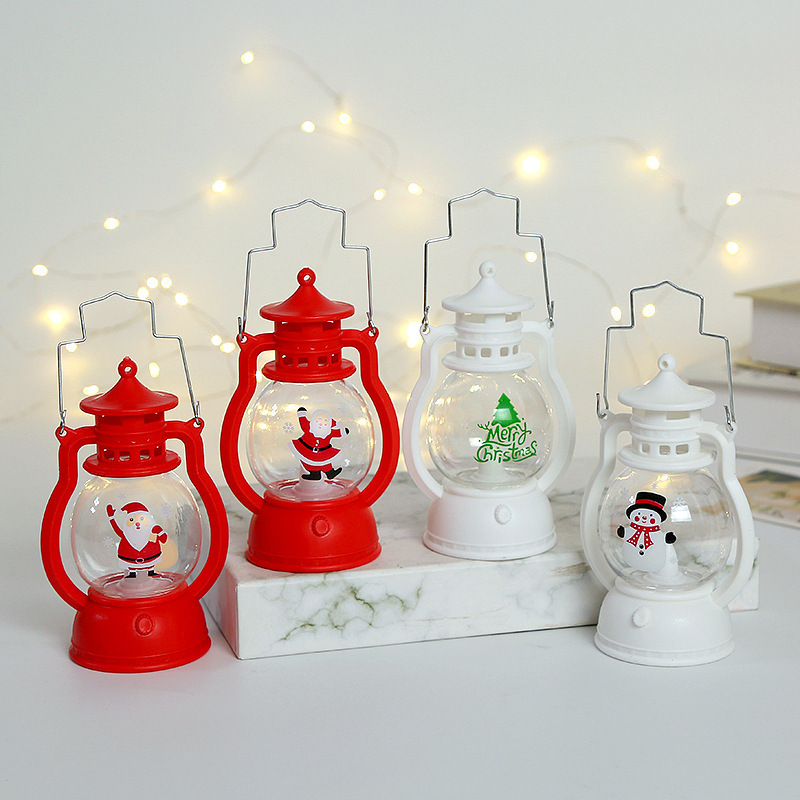 Wholesale Merry Christmas Children Luminous Light Up Toys Christmas Lamp Decoration Lanterns