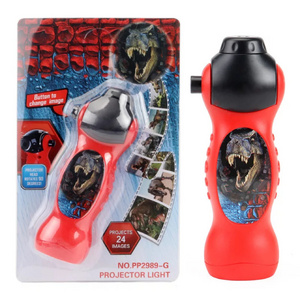 Halloween Flashlight Projector Torch Lamp Game Cute Cartoon Dinosaur Projector Flashlight for Kids