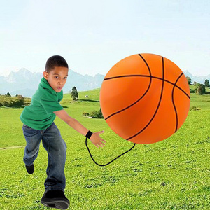 Outdoor Fitness Exercise Rebound Ball Swing Rubber Bouncy Ball with Elastic String