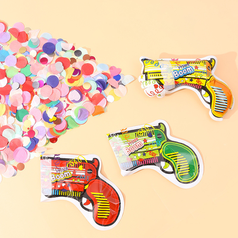 Wedding Party Supplies Decoration Confetti Inflatable Boom Balloon Fireworks Pistol Gun