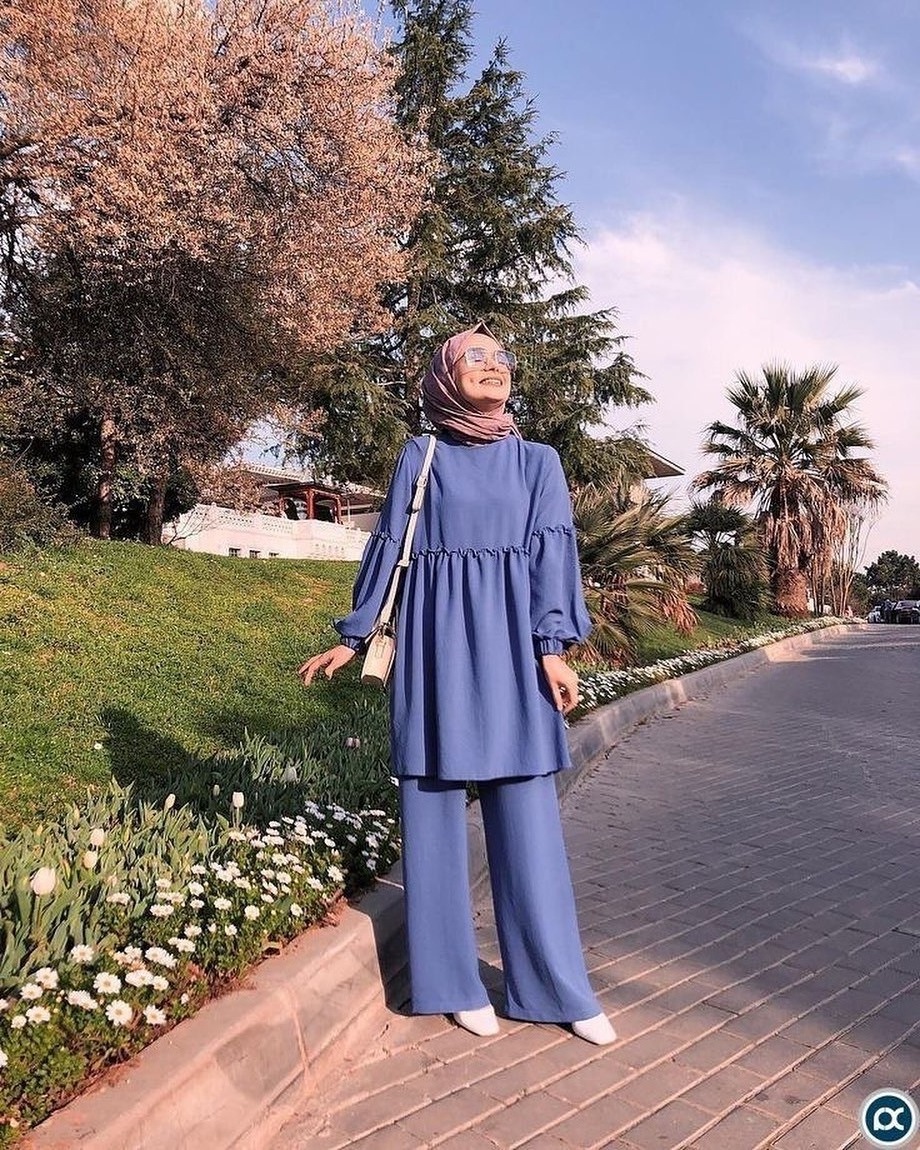 Wholesale Turkish Women Islamic Clothing Plus Size Muslim Clothes Casual Ladies Clothes Abaya 2pcs Set