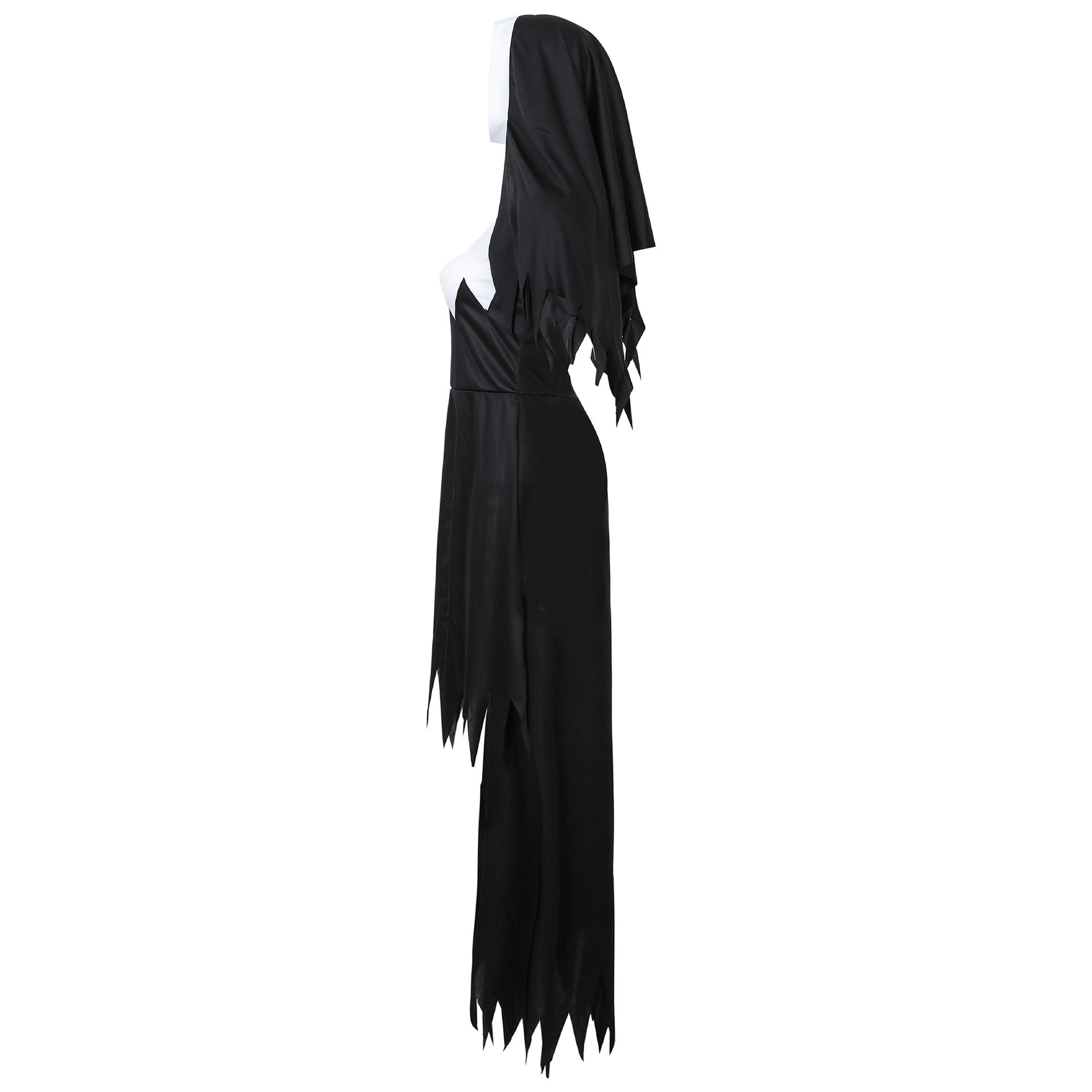 European And American Women'S Halloween Nun Costume Cosplay Role-Playing Vampire Devil Costume