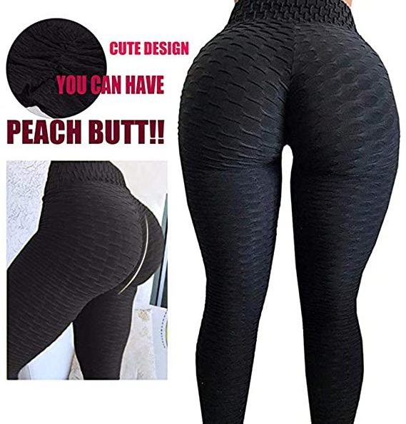 OEM Women High Waist Workout Jacquard Sports Leggings Sexy Women Fitness Gym Stretch Tights Yoga Pants