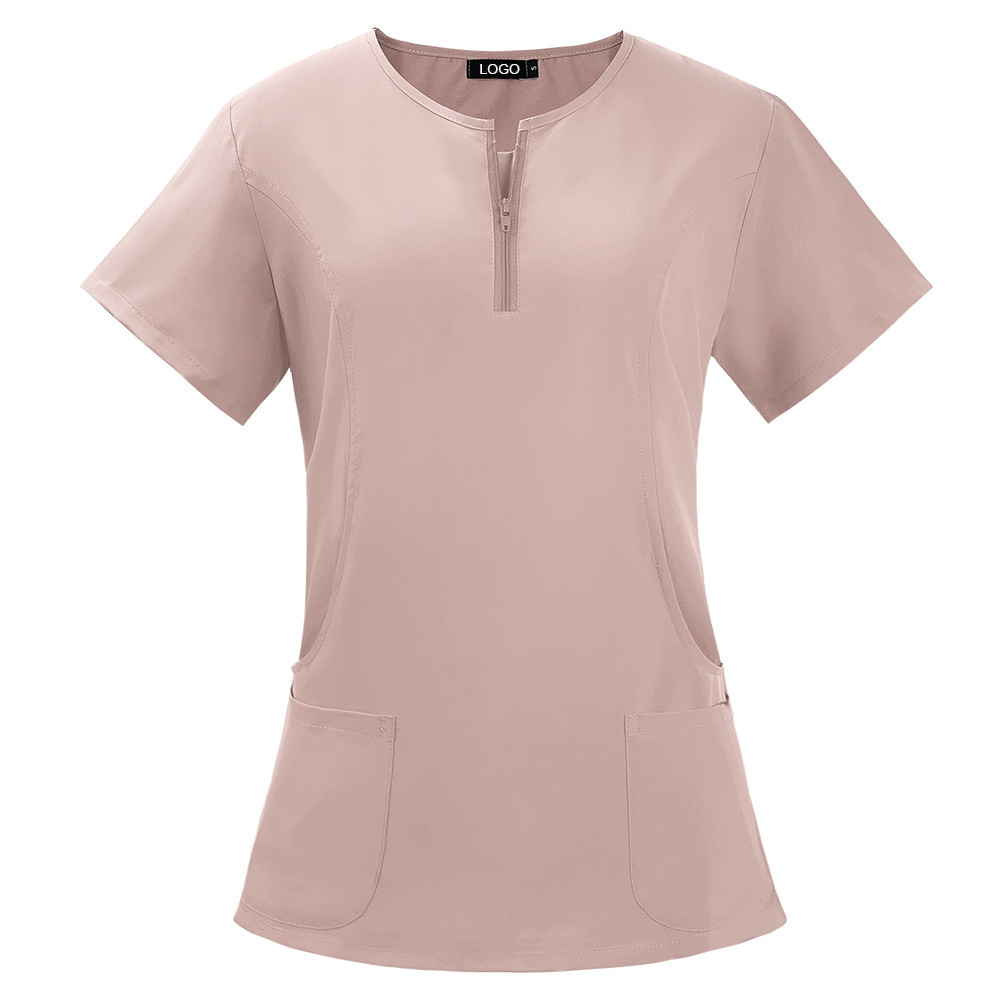 Nursing Scrubs Uniforms Sets Short-Sleeved Thin Hand Washing Clothes Wholesale Nurse Uniform USA