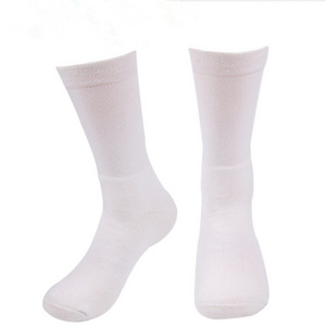 Wholesale Cheap White Custom Socks 3D Print Socks Blank Socks For Sublimation Print Work