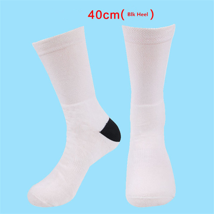 Wholesale Cheap White Custom Socks 3D Print Socks Blank Socks For Sublimation Print Work