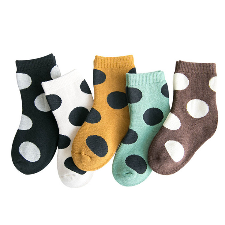 Wholesale  5 Pairs  New Winter Warm Terry Baby Kids Children Winter Socks