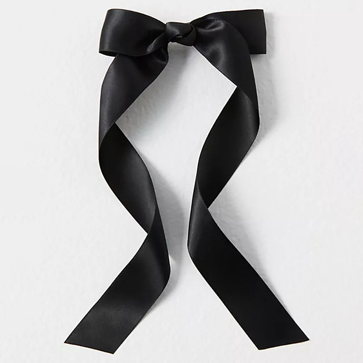 Wholesale Korean Ribbons Silk Hair Bows With Alligator Clip Luxury Elegant Velvet Matt Satin Hair Clips Hair Bow For Girls Women