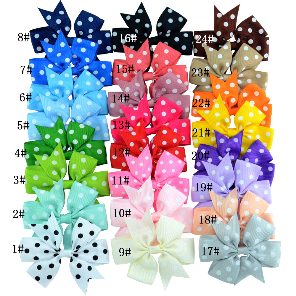 Dog Collar Bow Tie Polka Dot Grooming Pet Charms Puppy Collar Accessories Spring Bow Tie for Cute Cat Dog Grooming Accessories