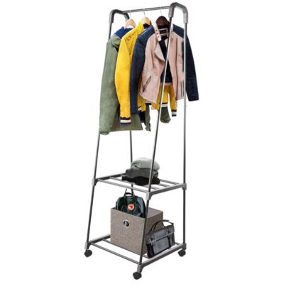 Garment Rack Heavy Duty Commercial Grade Size Clothing Hanging Coat Clothes Garment Storage Rack