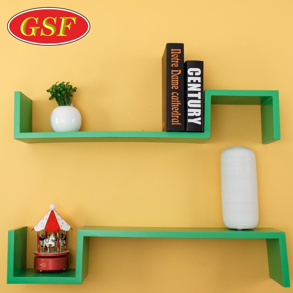 Simple Style furniture Various Floating Mdf Wood Wall Floating Shelf