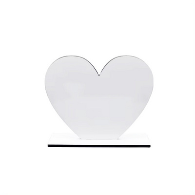 Heart Photo Frame Sublimation LOVE Photo Frame With Stand for Valentine's Day