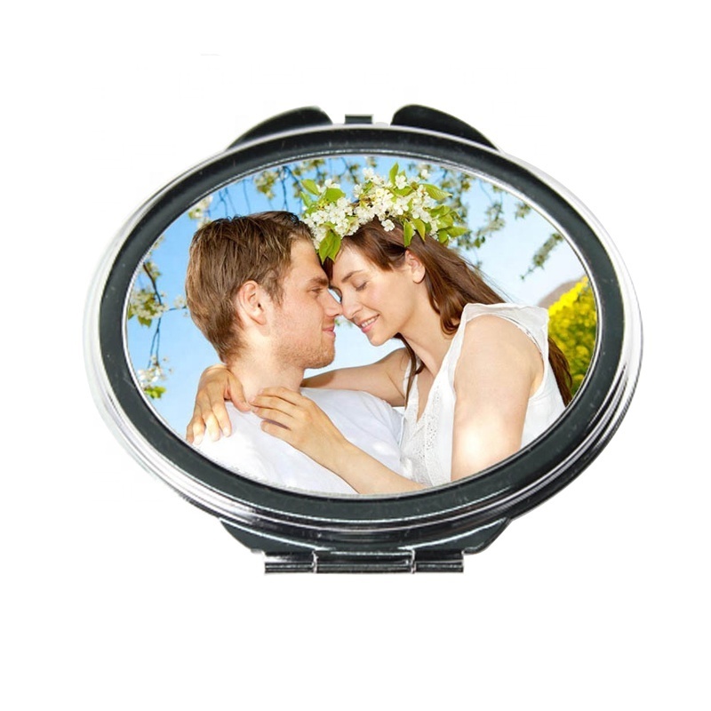 ZL09-06 Single Side Mini Makeup Mirror Small Portable Sublimation Pocket Mirror