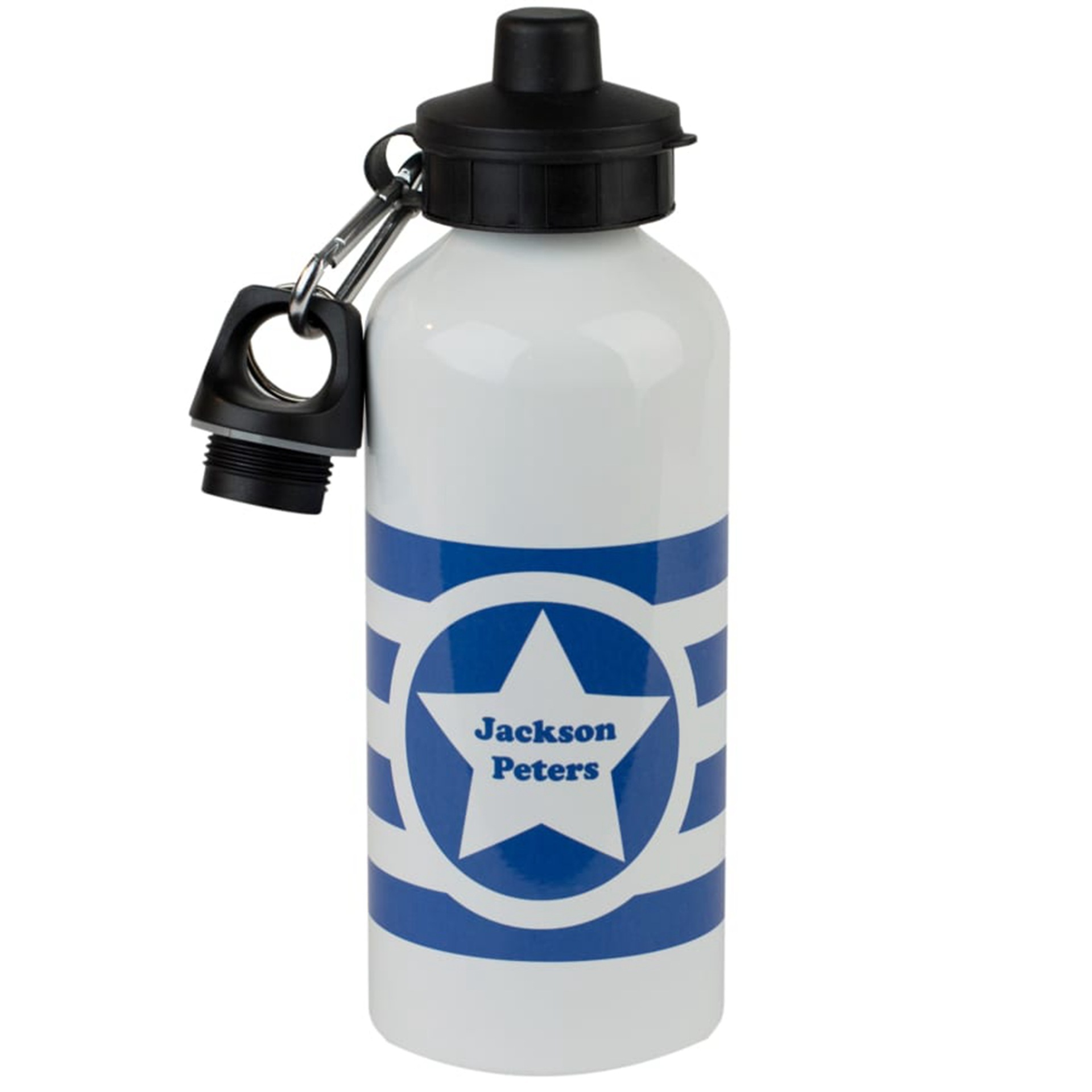 600ml Sublimation Blanks Advertising Sport Travel Water Bottle Two Caps Aluminum Climbing Water Bottles