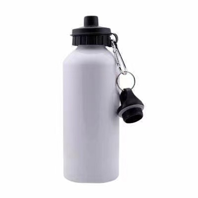 600ml Sublimation Blanks Advertising Sport Travel Water Bottle Two Caps Aluminum Climbing Water Bottles