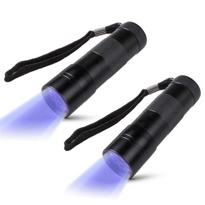 UV Handheld Flashlight 12 Led 395nm Ultraviolet Blacklight Pet Dog Cat Stain Urine Detector Light Torch For Finding Stains