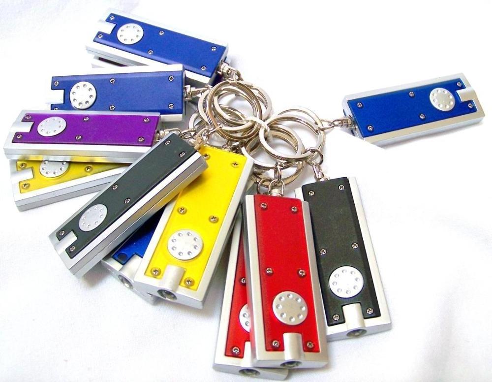 Mini LED Keychain Flashlight, Camping Keyring Light