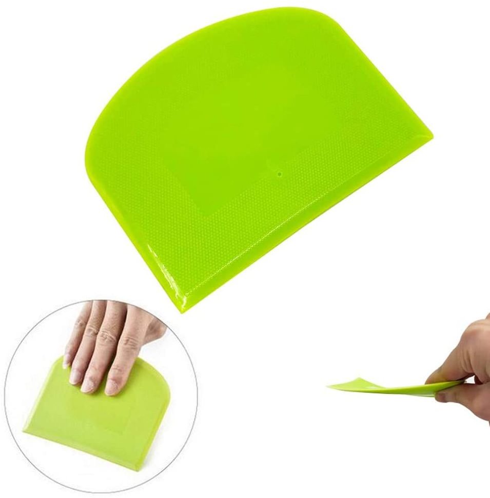 Food-safe Plastic Dough Cutter Dough Scraper Bowl Scraper Plastic Scraper Food Scrappers