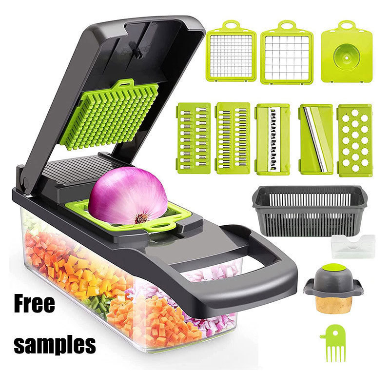 Multifunctional Vegetable Kitchen Tomato Slicer Hand Held Grater And Fruit Grat Onion Cutter Chopper