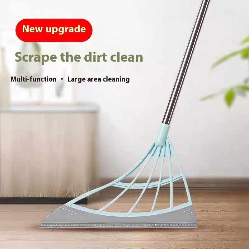 Second dry magic broom Non-stick removal of pet shed hair Floor tile Bathroom glass can be used shaving water remover